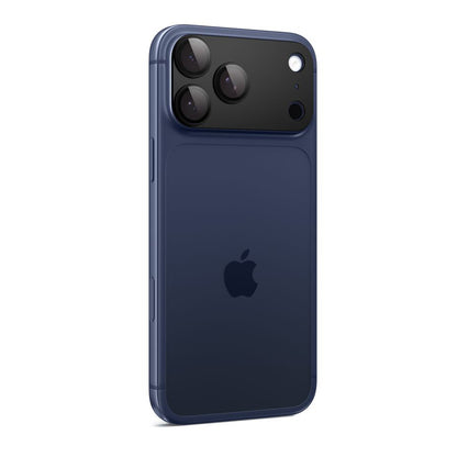 Zaštitna folija za stražnju kameru Spigen GlastR EZ FIT Optik Pro XL za Apple iPhone 17 Pro Max, Kaljeno staklo, Crna AGL10649