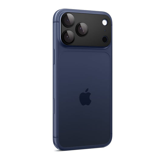 Zaštitna folija za stražnju kameru Spigen GlastR EZ FIT Optik Pro XL za Apple iPhone 17 Pro, Kaljeno staklo, Crna