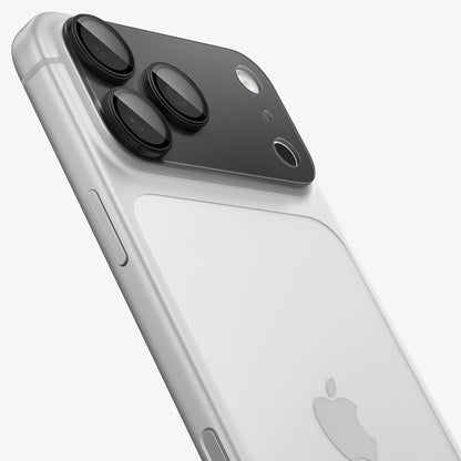 Zaštitna folija za stražnju kameru Spigen GlastR EZ FIT Optik Pro XL za Apple iPhone 18 Pro Max, Kaljeno staklo, Tamno siva AGL12039