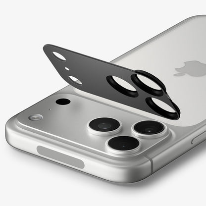Zaštitna folija za stražnju kameru Spigen GlastR EZ FIT Optik Pro XL za Apple iPhone 18 Pro, Kaljeno staklo, Tamno siva AGL12035