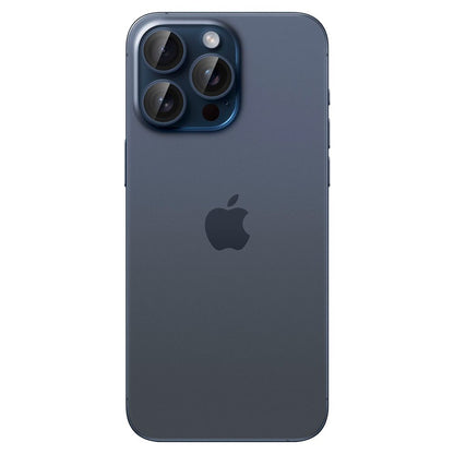 Zaštitna folija za stražnju kameru Spigen GlastR EZ FIT Optik Pro za Apple iPhone 16 Pro Max / 16 Pro, Kaljeno staklo, Set od 2 komada, Plava