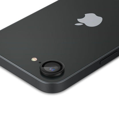 Zaštitna folija za stražnju kameru Spigen GlastR EZ FIT Optik Pro za Apple iPhone 17e / 16e, Kaljeno staklo, Set od 2 komada, Crna AGL09279