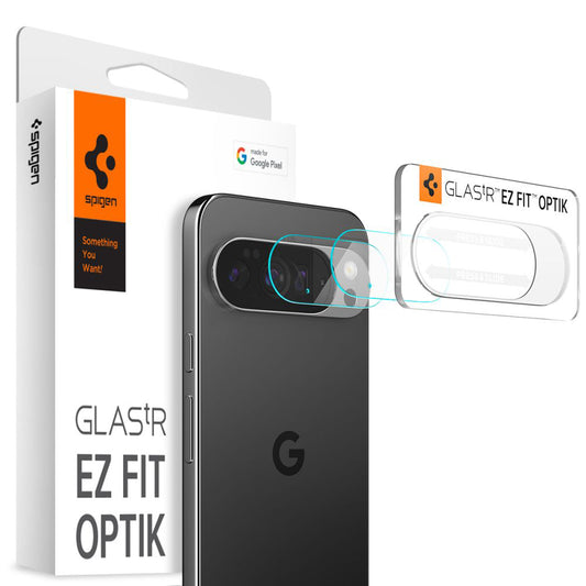 Zaštitna folija za stražnju kameru Spigen GlastR Optik za Google Pixel 10 Pro, kaljeno staklo, set od 2 komada, prozirna AGL09662