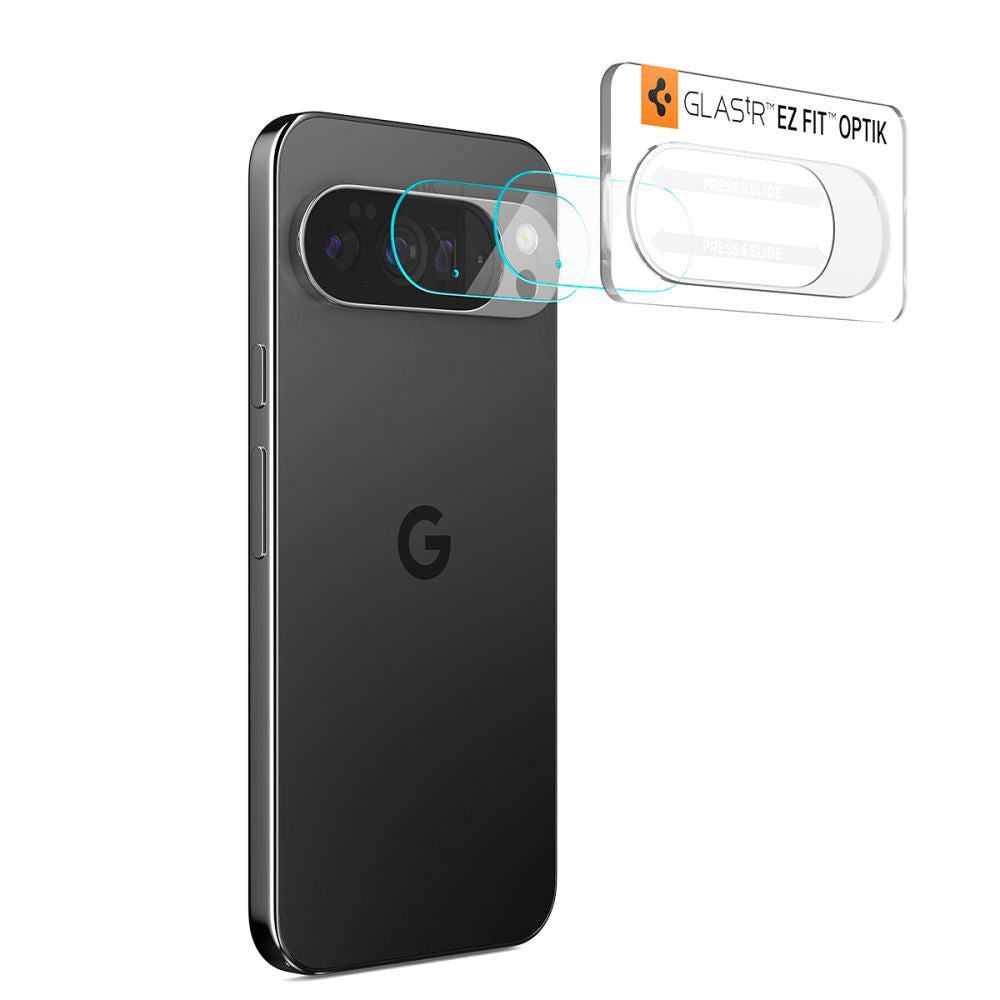Zaštitna folija za stražnju kameru Spigen GlastR Optik za Google Pixel 10 Pro, kaljeno staklo, set od 2 komada, prozirna AGL09662