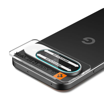 Zaštitna folija za stražnju kameru Spigen GlastR Optik za Google Pixel 10, Kaljeno staklo, Set od 2 komada, Prozirna AGL09661