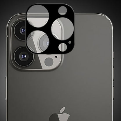 Zaštitna folija za stražnju kameru Techsuit za Apple iPhone 13 Pro Max / 13 Pro, Kaljeno staklo, Crna