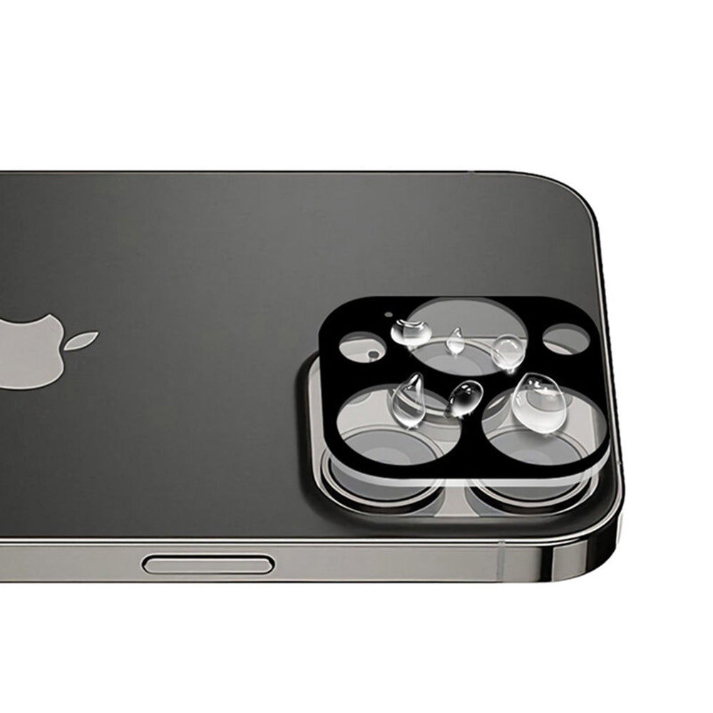 Zaštitna folija za stražnju kameru Techsuit za Apple iPhone 13 Pro Max / 13 Pro, Kaljeno staklo, Crna