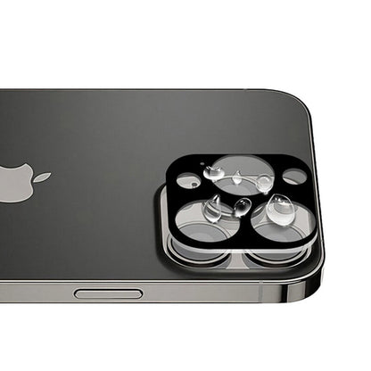 Zaštitna folija za stražnju kameru Techsuit za Apple iPhone 13 Pro Max / 13 Pro, Kaljeno staklo, Crna
