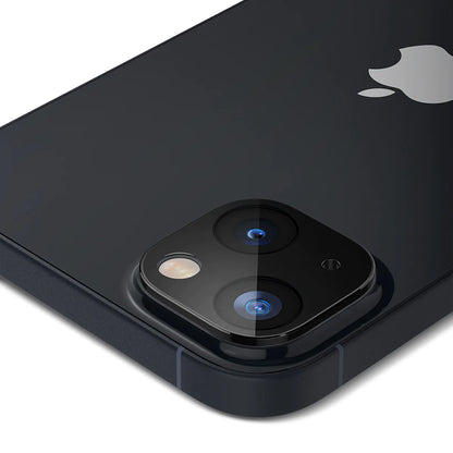 Zaštitna folija za stražnju kameru Techsuit za Apple iPhone 14 Plus / 14, Kaljeno staklo, Crna