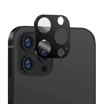 Zaštitna folija za stražnju kameru Techsuit za Apple iPhone 14 Pro Max / 14 Pro, Kaljeno staklo, Crna
