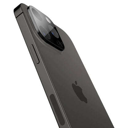 Zaštitna folija za stražnju kameru Techsuit za Apple iPhone 14 Pro Max / 14 Pro, Kaljeno staklo, Crna