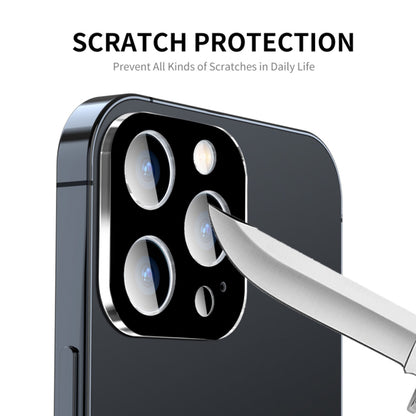 Zaštitna folija za stražnju kameru Techsuit za Apple iPhone 15 Pro Max / 15 Pro, Kaljeno staklo, Crna