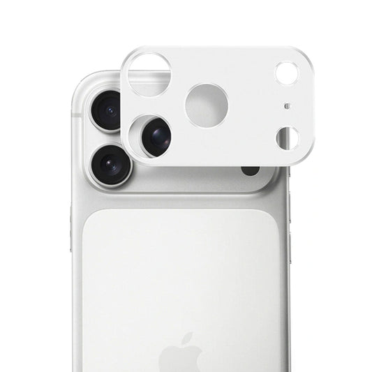 Zaštitna folija za stražnju kameru Techsuit za Apple iPhone 17 Pro Max, kaljeno staklo, srebrna