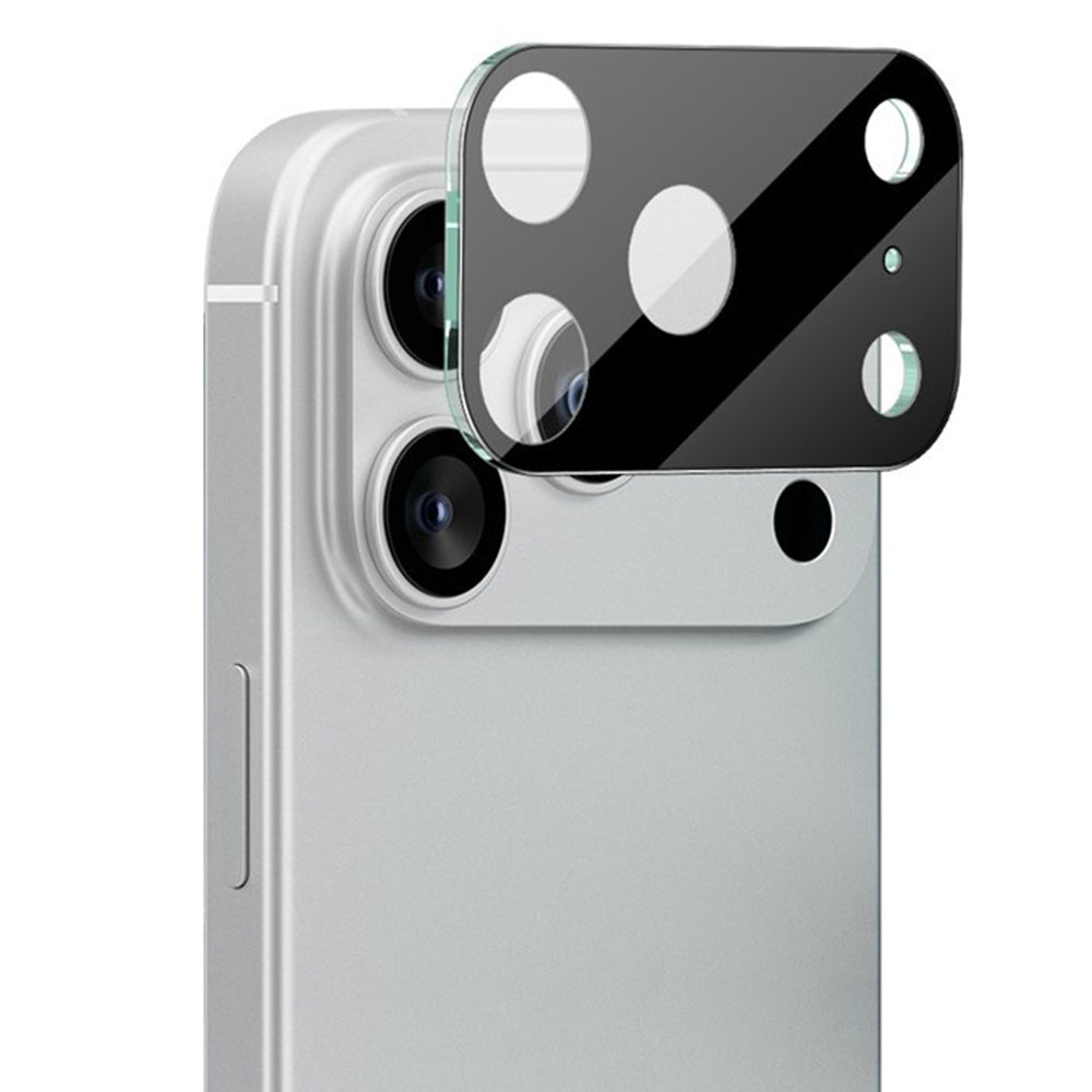 Zaštitna folija za stražnju kameru Techsuit za Apple iPhone 17 Pro, Kaljeno staklo, Crna