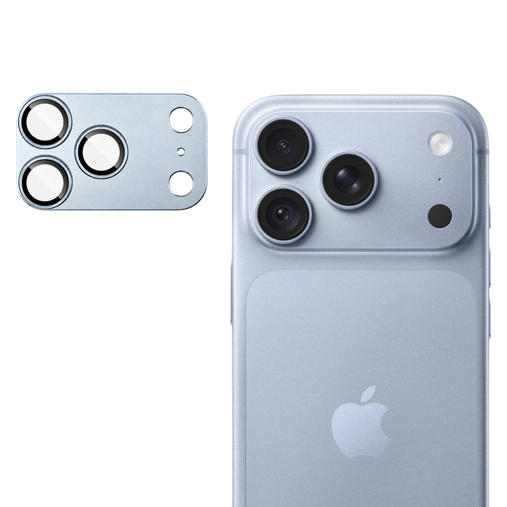 Zaštitno staklo za stražnju kameru Techsuit za Apple iPhone 18 Pro Max, kaljeno staklo, svijetloplavo