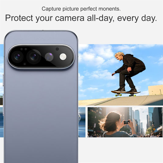 Zaštitna folija za stražnju kameru Techsuit za Google Pixel 11 Pro, kaljeno staklo, crna