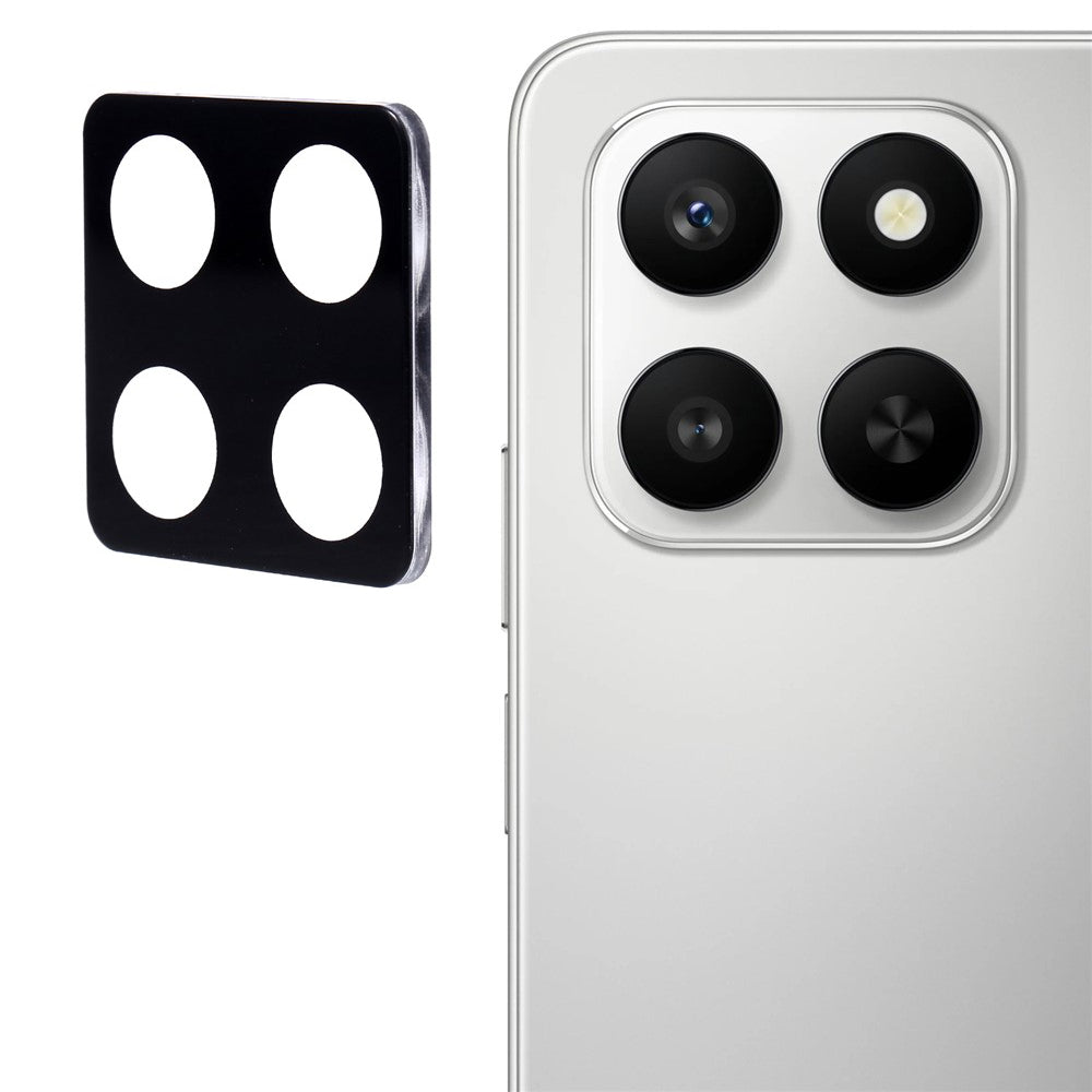 Zaštitna folija za stražnju kameru Techsuit za Honor 400 Smart 4G / X7d 4G / 400 Smart 5G, Kaljeno staklo, Crna