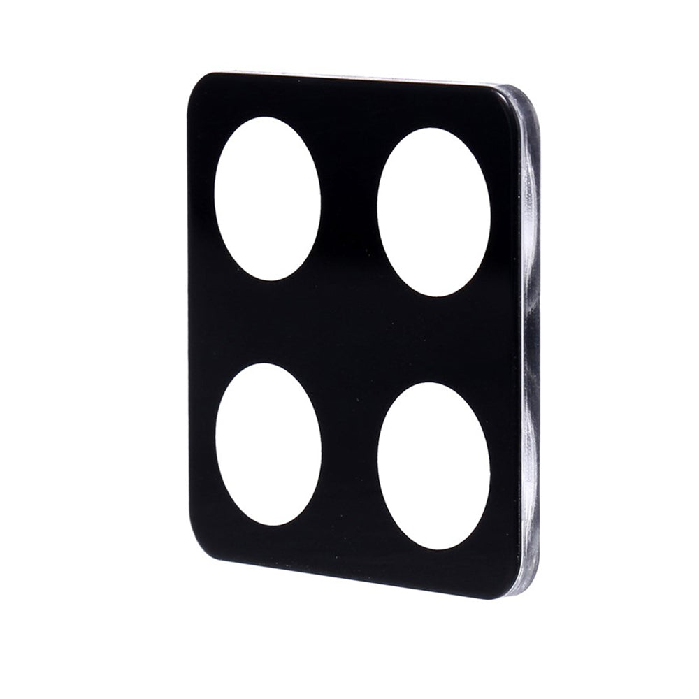 Zaštitna folija za stražnju kameru Techsuit za Honor 400 Smart 4G / X7d 4G / 400 Smart 5G, Kaljeno staklo, Crna