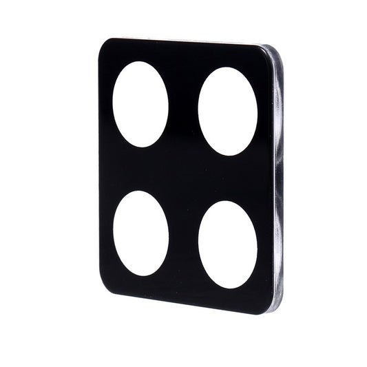 Zaštitna folija za stražnju kameru Techsuit za Honor 400 Smart 4G / X7d 4G / 400 Smart 5G, Kaljeno staklo, Crna