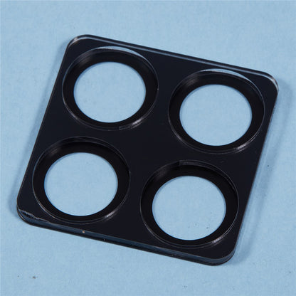 Zaštitna folija za stražnju kameru Techsuit za Honor 400 Smart 4G / X7d 4G / 400 Smart 5G, Kaljeno staklo, Crna