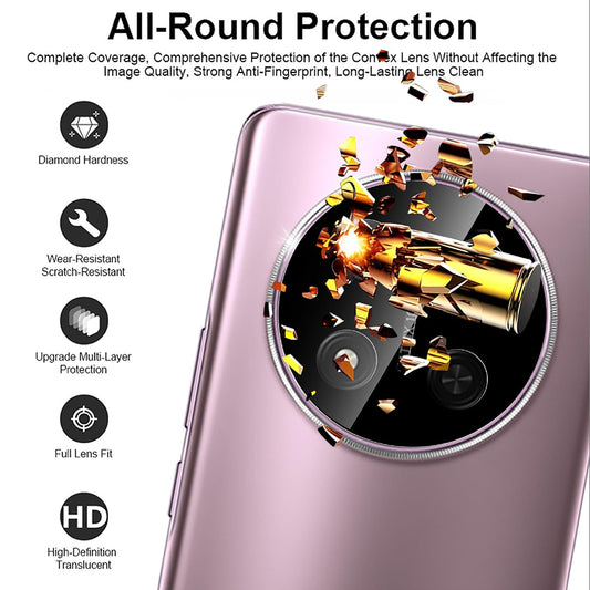 Zaštitna folija za stražnju kameru Techsuit za Honor X9c / Magic7 Lite, kaljeno staklo, crna