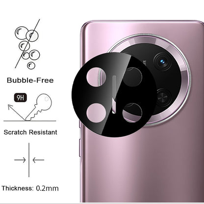 Zaštitna folija za stražnju kameru Techsuit za Honor X9c / Magic7 Lite, kaljeno staklo, crna