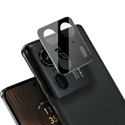 Zaštitna folija za stražnju kameru Techsuit za Motorola Edge 50 Ultra, kaljeno staklo, crna