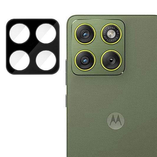 Zaštitna folija za stražnju kameru Techsuit za Motorola Edge 70, Kaljeno staklo, Crna