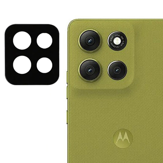 Zaštitna folija za stražnju kameru Techsuit za Motorola Moto G86, kaljeno staklo, crna