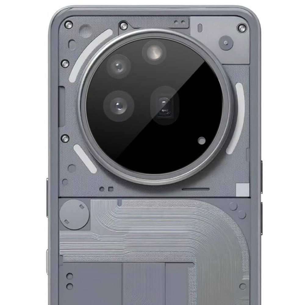 Zaštitna folija za stražnju kameru Techsuit za Nothing Phone (3a) Pro, kaljeno staklo, crna