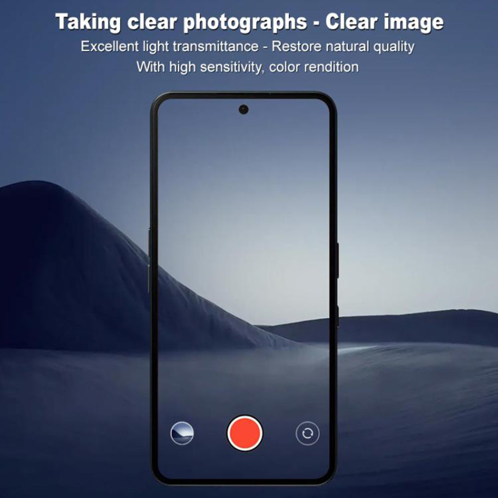 Zaštitna folija za stražnju kameru Techsuit za Nothing Phone (3a) Pro, kaljeno staklo, crna