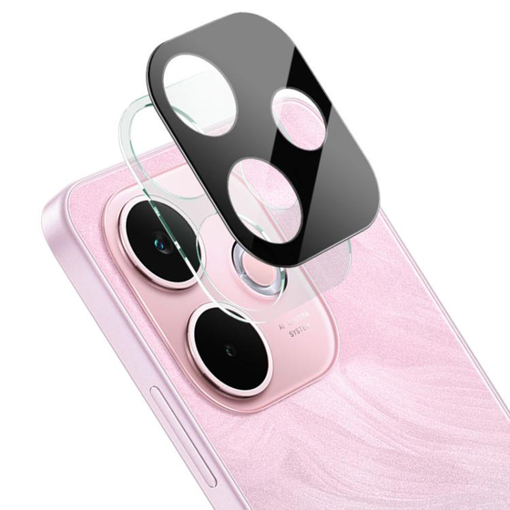 Zaštitna folija za stražnju kameru Techsuit za Oppo A5 Pro 4G / A5 Pro, Kaljeno staklo, Crna