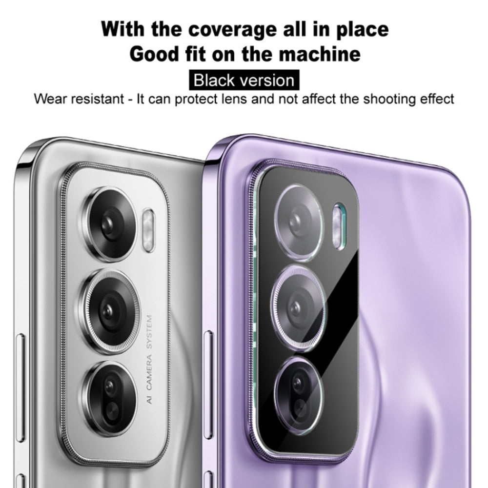 Zaštitna folija za stražnju kameru Techsuit za Oppo A5 Pro 4G / A5 Pro, Kaljeno staklo, Crna