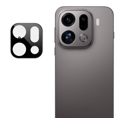 Zaštitna folija za stražnju kameru Techsuit za Oppo Find X9 Pro, Kaljeno staklo, Crna