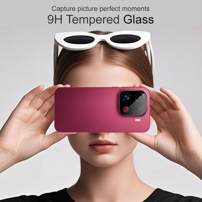 Zaštitna folija za stražnju kameru Techsuit za Oppo Find X9 Pro, Kaljeno staklo, Crna