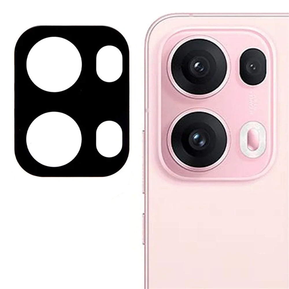 Zaštitna folija za stražnju kameru Techsuit za Oppo Reno13 Pro, kaljeno staklo, crna