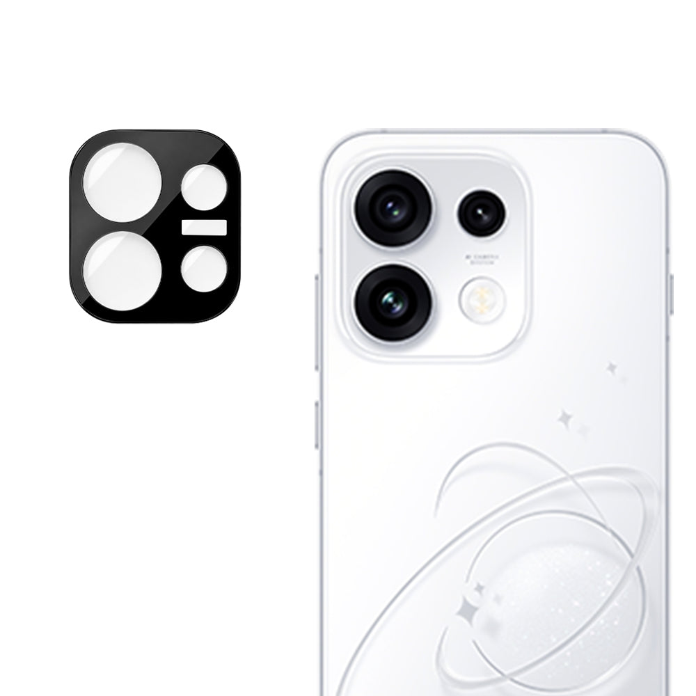 Zaštitna folija za stražnju kameru Techsuit za Oppo Reno16 Pro, kaljeno staklo, crna