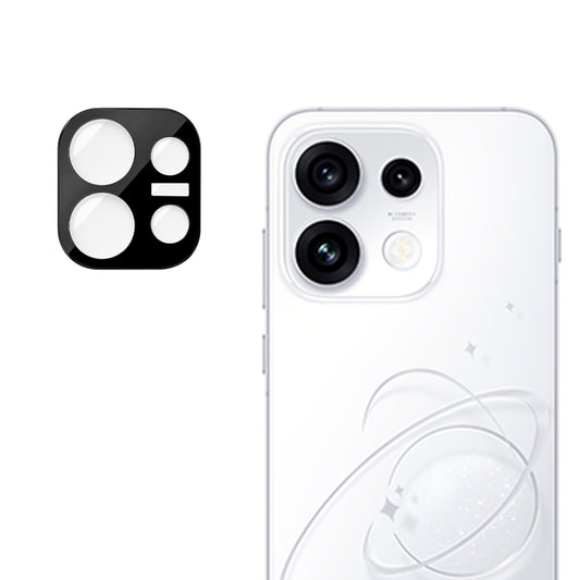 Zaštitna folija za stražnju kameru Techsuit za Oppo Reno16 Pro, kaljeno staklo, crna