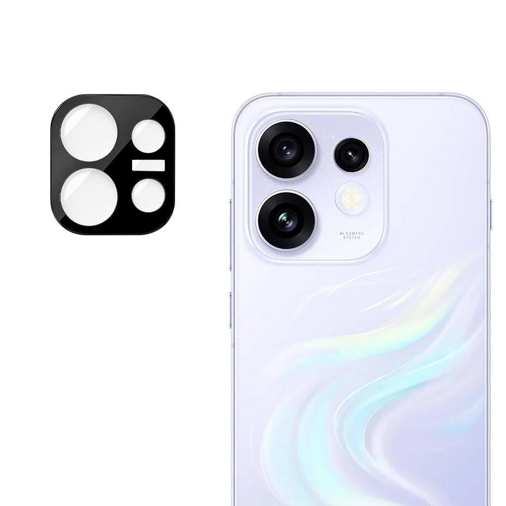 Zaštitna folija za stražnju kameru Techsuit za Oppo Reno16, kaljeno staklo, crna