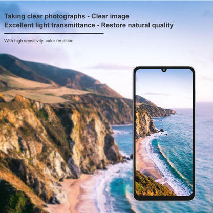 Zaštitna folija za stražnju kameru Techsuit za Samsung Galaxy A07 4G A075, kaljeno staklo, crna