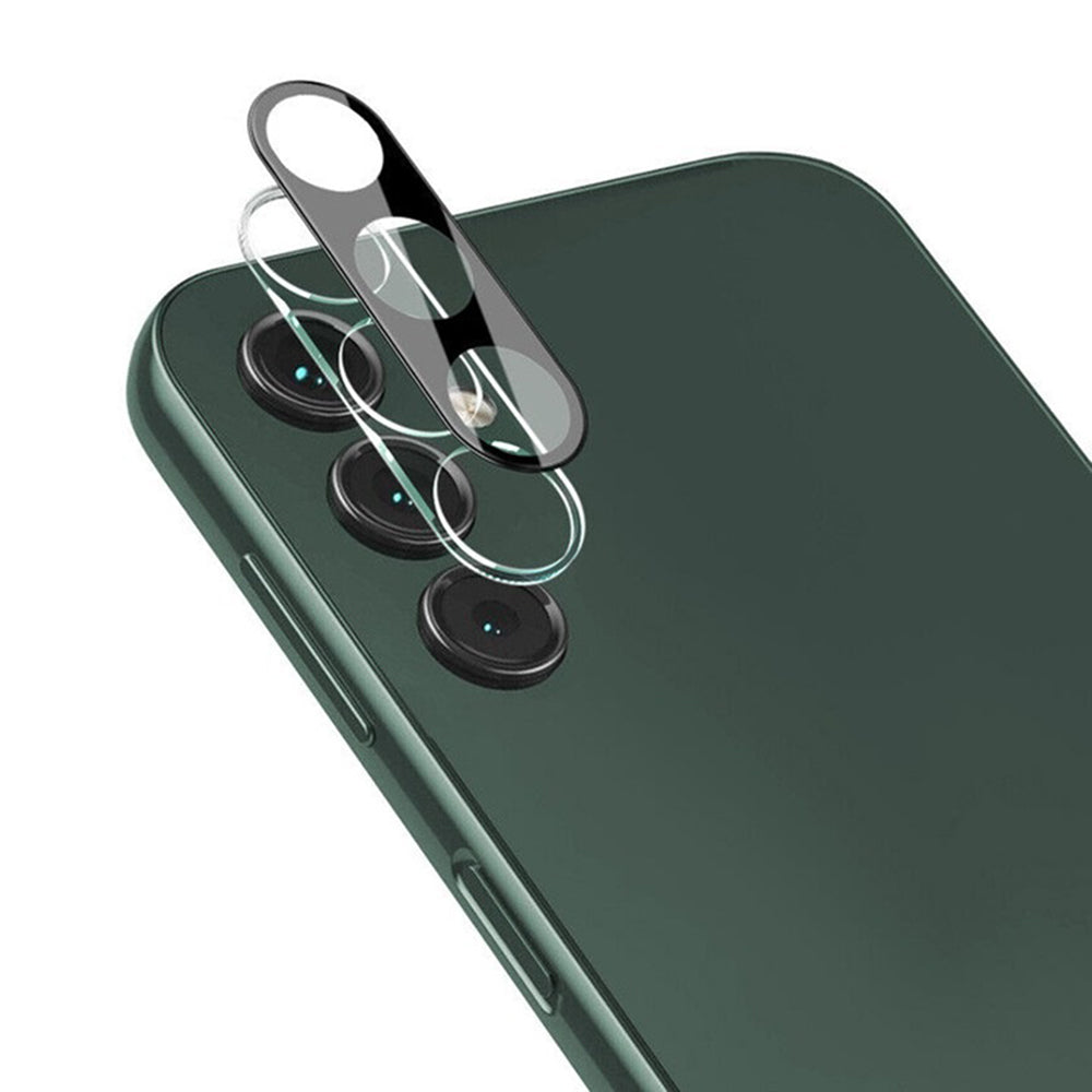 Zaštitna folija za stražnju kameru Techsuit za Samsung Galaxy A16 5G A166 / A16 4G A165, Kaljeno staklo, Crna