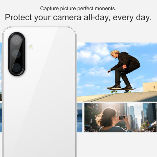 Zaštitna folija za stražnju kameru Techsuit za Samsung Galaxy A17 4G / A17 5G, kaljeno staklo, crna