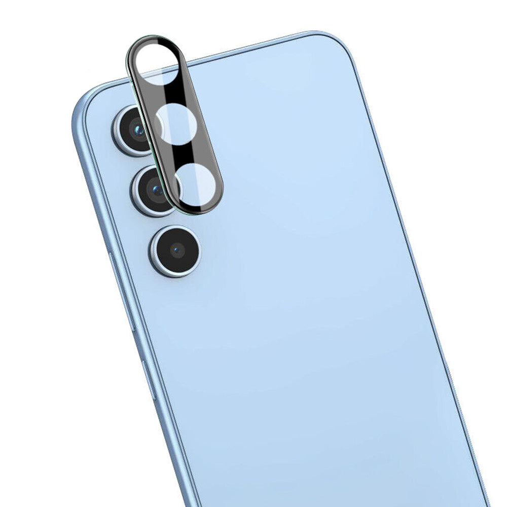 Zaštitna folija za stražnju kameru Techsuit za Samsung Galaxy A34 A346, Kaljeno staklo, Crna
