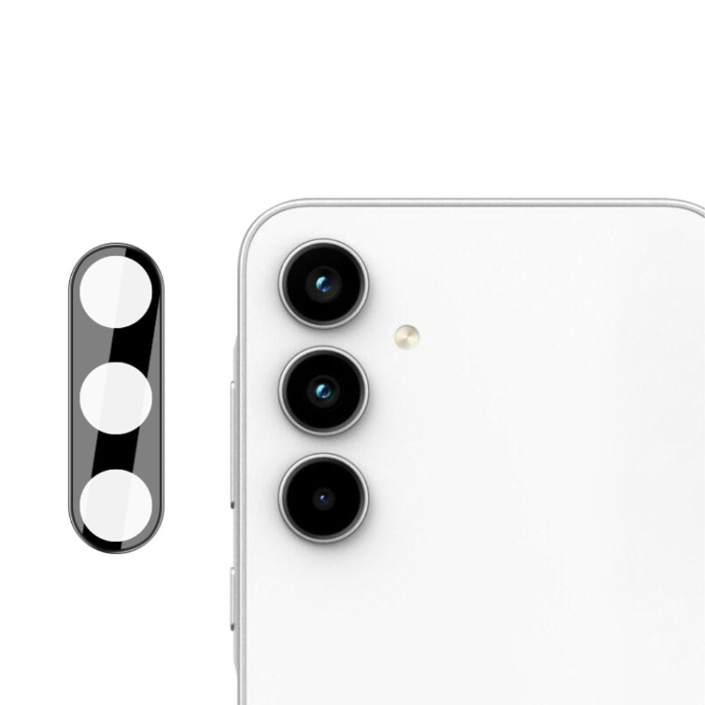 Zaštitna folija za stražnju kameru Techsuit za Samsung Galaxy A55 5G A556, kaljeno staklo, crna
