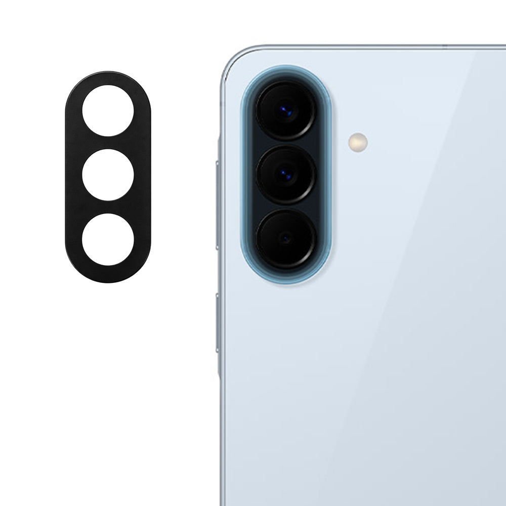 Zaštitna folija za stražnju kameru Techsuit za Samsung Galaxy A57 5G, Kaljeno staklo, Crna