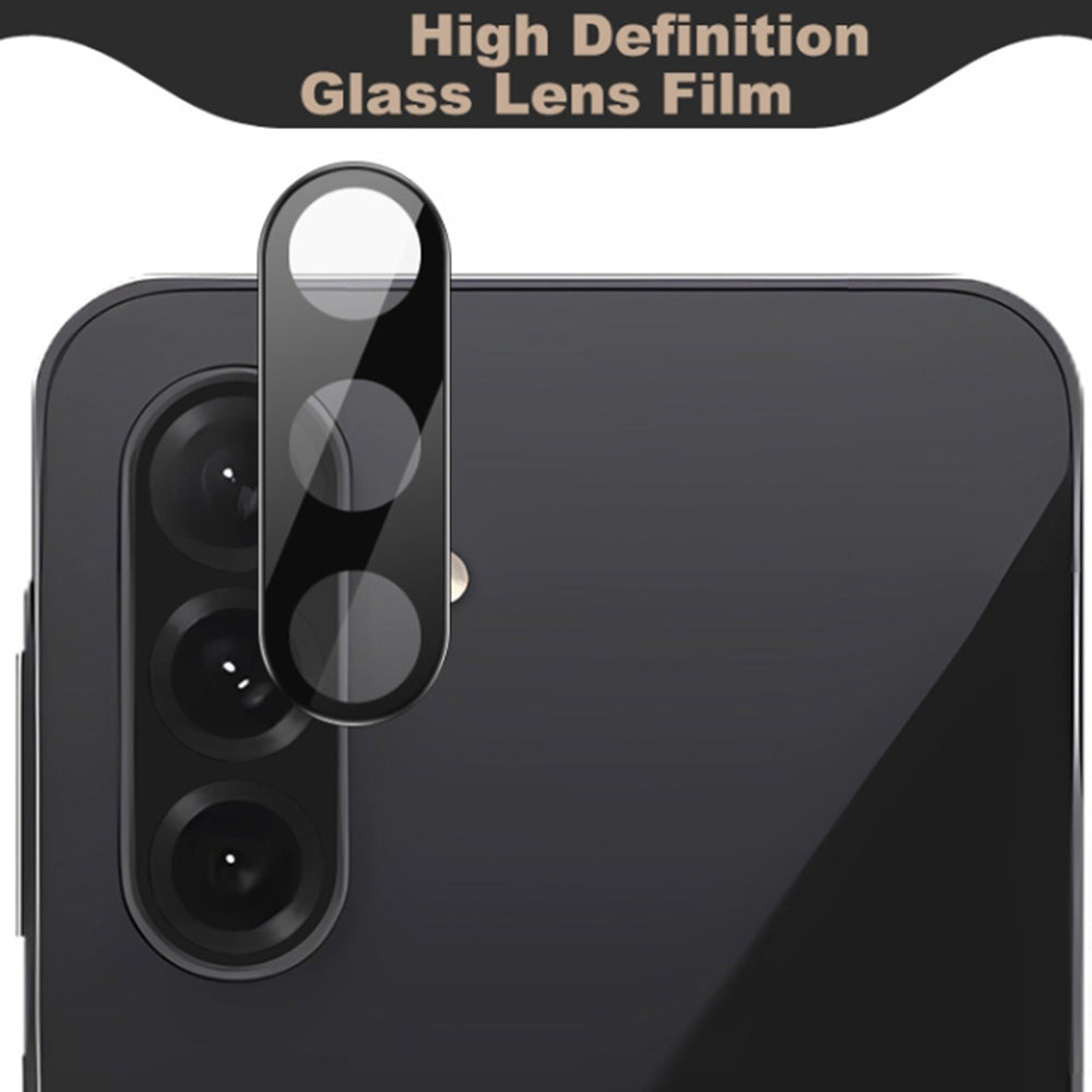 Zaštitna folija za stražnju kameru Techsuit za Samsung Galaxy A57 5G, Kaljeno staklo, Crna