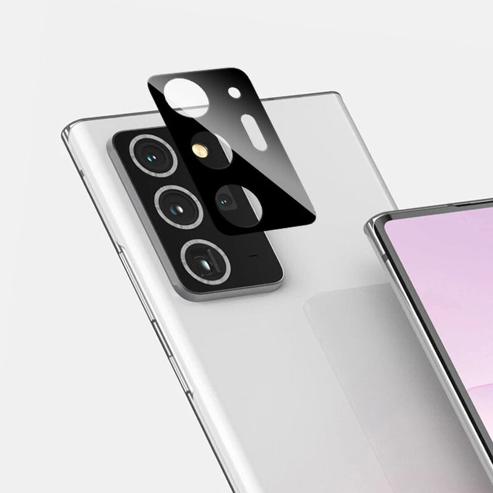 Zaštitna folija za stražnju kameru Techsuit za Samsung Galaxy Note 20 Ultra 5G N986 / Note 20 Ultra N985, Kaljeno staklo, Crna