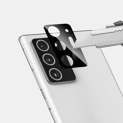 Zaštitna folija za stražnju kameru Techsuit za Samsung Galaxy Note 20 Ultra 5G N986 / Note 20 Ultra N985, Kaljeno staklo, Crna