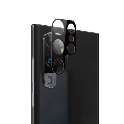 Zaštitna folija za stražnju kameru Techsuit za Samsung Galaxy S23 Ultra S918, kaljeno staklo, crna