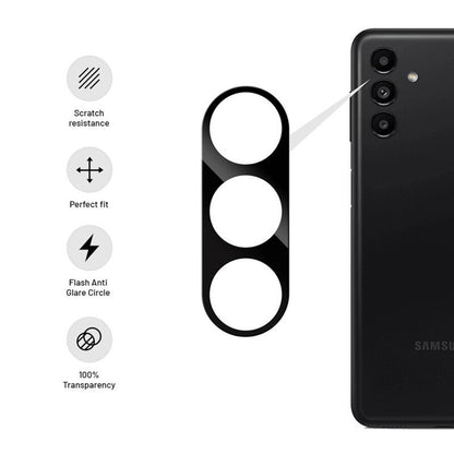 Zaštitna folija za stražnju kameru Techsuit za Samsung Galaxy S24 S921, kaljeno staklo, crna